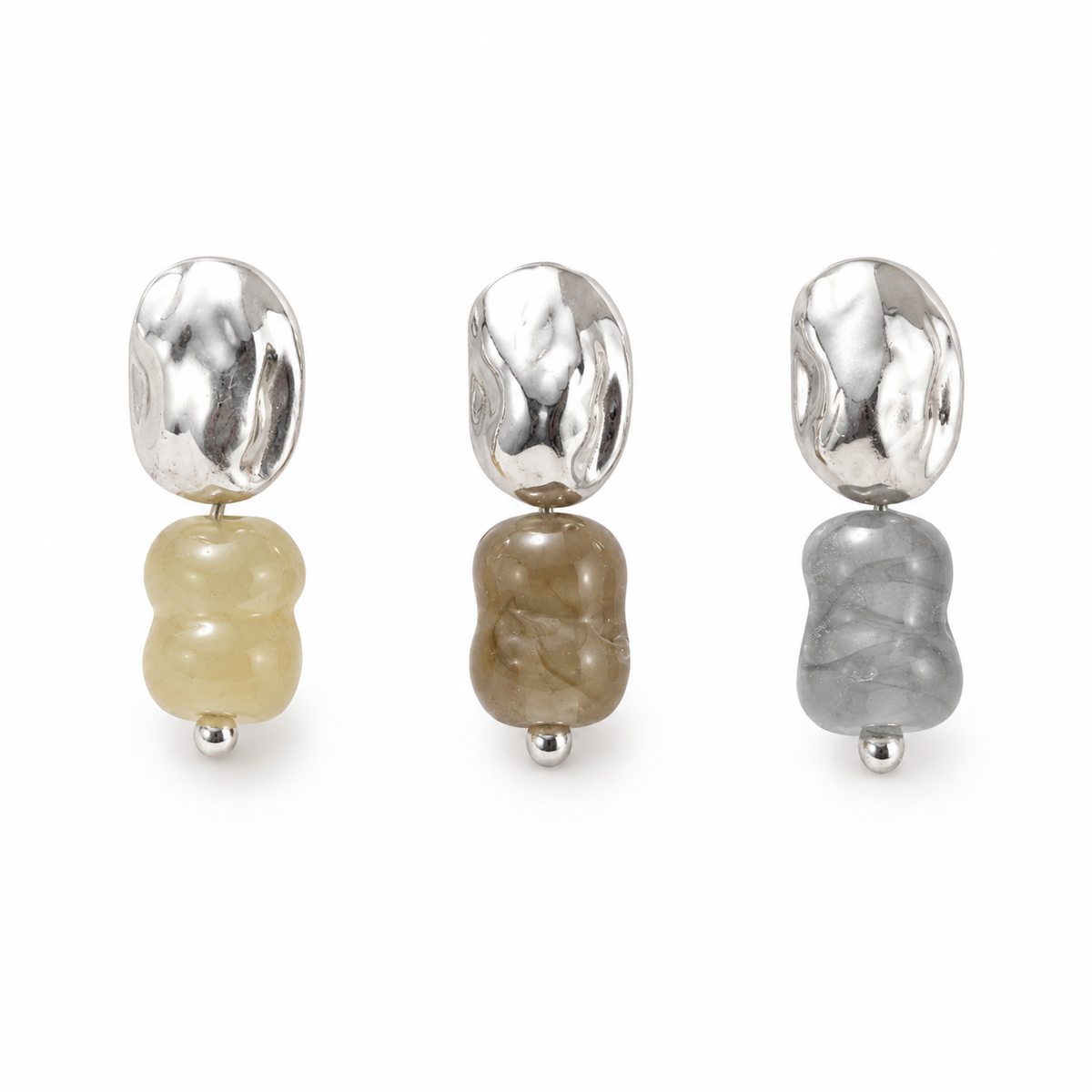 ConsiderBeyond × CLED Eco Gem Mix & Match Earring Set 02 — Light